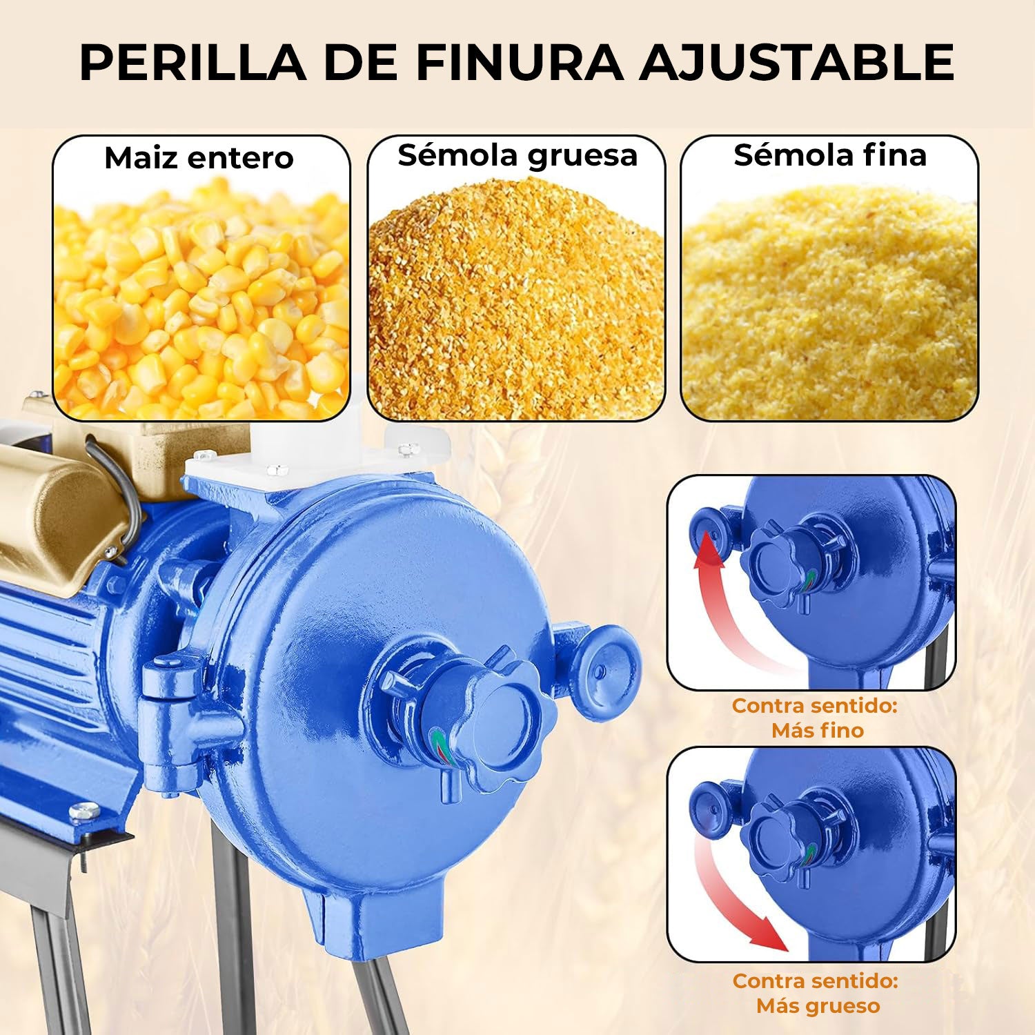 Molino Eléctrico para Alimentos Secos para Animales (SVM-150)