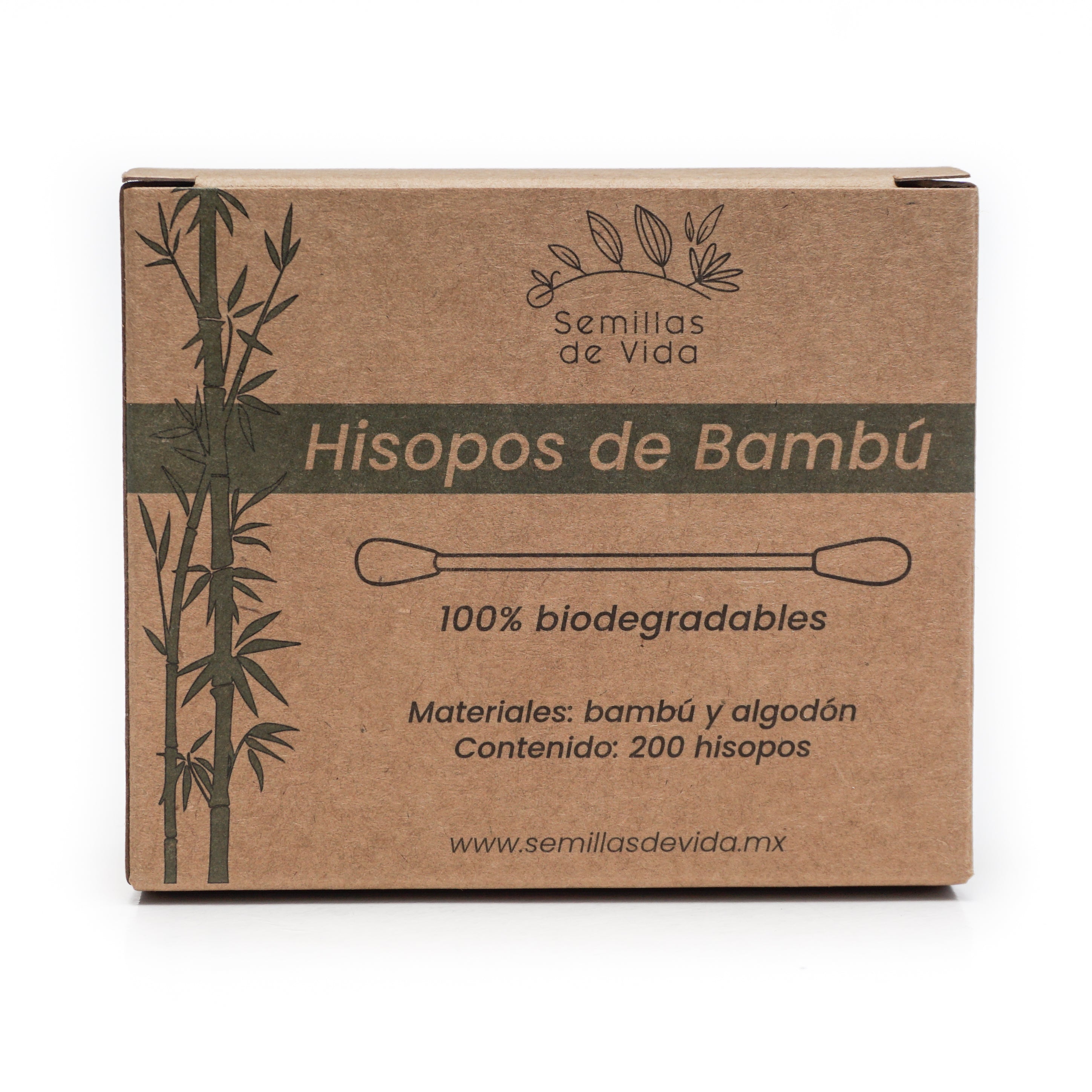 Hisopos de Bambú Biodegradables