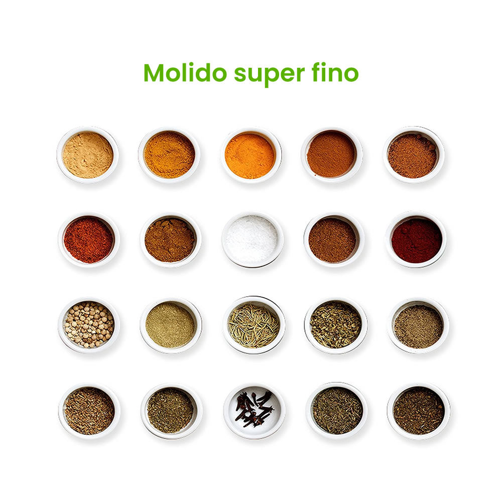 Molino Pulverizador Eléctrico de Granos, Semillas y Especias 300g